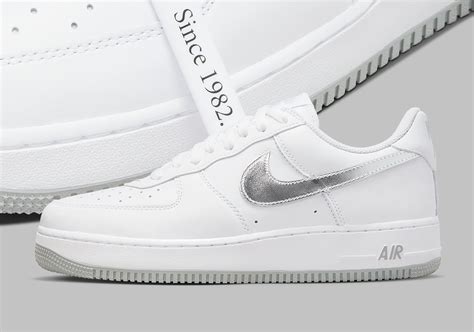 nike air force 1 low metallic silber|Nike Air Force 1 silver.